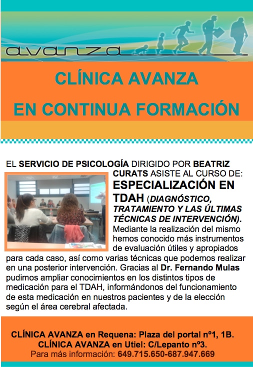 Curso Especialización en TDAH